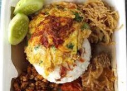 Paket Nasi Uduk Telur Dadar 10 box